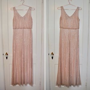 BHLDN/Adrianna Papell Brooklyn Dress Blush Pink